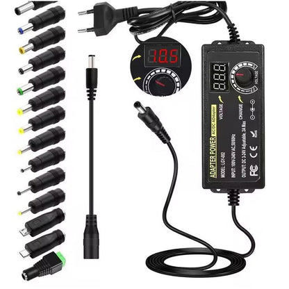📢📢50 % Rabatt!! ⏰Einstellbares 3V–24V 3A Universal-AC/DC-Netzteil