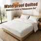 ⏳Zeitlich begrenzt 50 % Rabatt💥💥Wasserdichte Wattierte Matratzenauflage & Kissenbezüge Set