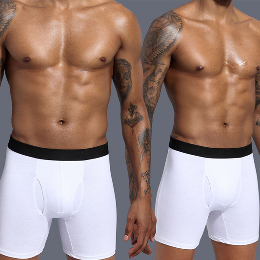 📢📢50 % Rabatt!! ⏰Herren atmungsaktive lange Boxer-Slips
