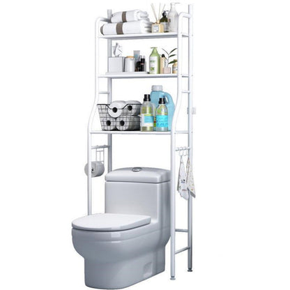 3-stöckiges Aufbewahrungsregal über der Toilette