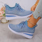 📢📢50% RABATT! ⏰ Atmungsaktive Sneaker aus Mesh mit Strassverzierung – Funkelndes Design, Leichte Belüftung & Rutschfeste Gummisohle ✨👟