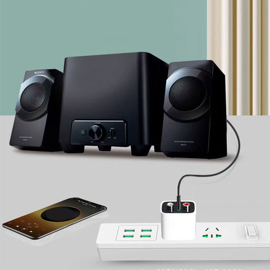 📢📢50 % RABATT!!⏰Hi-Fi Stereo Bluetooth-Audioadapter mit AUX/Cinch-Ausgang