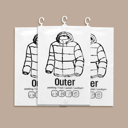 💎 50% RABATT! 💎 Hängende Vakuum-Aufbewahrungsbeutel – Keine Pumpe Nötig, Wiederverwendbar & Staubdicht 👚🗄️