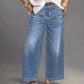 📢📢60% Rabatt!! ⏰Damen Casual High-Rise Weitbeinjeans
