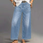 📢📢60% Rabatt!! ⏰Damen Casual High-Rise Weitbeinjeans
