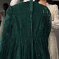 📢📢50 % Rabatt!! ⏰Vintage besticktes Kleid mit Laternenärmeln