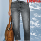 📢📢35% RABATT !!⏰Damen-Retro-Cropped-Straight-Leg-Jeans👖
