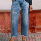📢📢35% RABATT !!⏰Damen-Retro-Cropped-Straight-Leg-Jeans👖