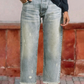 📢📢35% RABATT !!⏰Damen-Retro-Cropped-Straight-Leg-Jeans👖