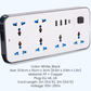 📢📢50% RABATT !!⏰Mehrfachsteckdose mit langer Verlängerungsschnur – USB-Ports inklusive, Überspannungsschutz & kompaktes Design 📱