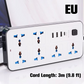 📢📢50% RABATT !!⏰Mehrfachsteckdose mit langer Verlängerungsschnur – USB-Ports inklusive, Überspannungsschutz & kompaktes Design 📱