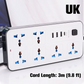 📢📢50% RABATT !!⏰Mehrfachsteckdose mit langer Verlängerungsschnur – USB-Ports inklusive, Überspannungsschutz & kompaktes Design 📱
