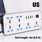 📢📢50% RABATT !!⏰Mehrfachsteckdose mit langer Verlängerungsschnur – USB-Ports inklusive, Überspannungsschutz & kompaktes Design 📱