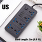 📢📢50% RABATT !!⏰Mehrfachsteckdose mit langer Verlängerungsschnur – USB-Ports inklusive, Überspannungsschutz & kompaktes Design 📱