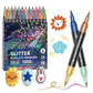 ✨ JETZT 50 % RABATT! !✨96-Farben Dual-Tip Glitzer-Marker Set – Glitter & Fine Tip, Lebendige Farben & Perfekt Für Kunst, Basteln & Handlettering 🖌️