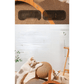 🐱 50% RABATT! 🧶 Natürlicher Sisal-Kratzball mit Kartonunterlage – Befriedigt den Kratztrieb, Schont Möbel & Für jede Katze 🎉