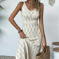 📢📢60% RABATT! ⏰2026 Neu eingetroffen Elegantes Kleid mit V-Ausschnitt & Pointelle-Strickmuster ✨