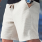 Men's Casual Waffle Knit Drawstring Shorts