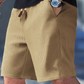 Men's Casual Waffle Knit Drawstring Shorts