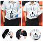 📢📢50 % Rabatt!! ⏰Retractable ID Badge Holder with Lanyard