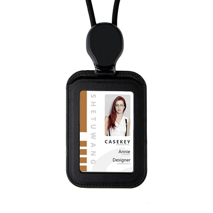 📢📢50 % Rabatt!! ⏰Retractable ID Badge Holder with Lanyard