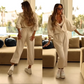 📢📢60% RABATT! ⏰ Bequemer Casual Jumpsuit mit Kapuze für Freizeit & Zuhause