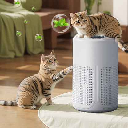 📢📢50% Rabatt  !!⏰ Compacte Luchtreiniger voor Thuis – Verwijdert Huisdiergeuren & Zuivert de Lucht 🐾