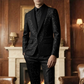 📢📢50% RABATT! ⏰Herren Smoking-Anzug in Schwarz mit Glitzer