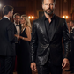 📢📢50% RABATT! ⏰Herren Smoking-Anzug in Schwarz mit Glitzer