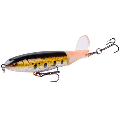 📢📢50 % Rabatt!! ⏰ Oberflächenköder mit Propeller – Wobbler/Popper, Schwimmend, Ideal für Raubfischangeln