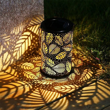 📢📢60 % Rabatt!! ⏰Hängende Solar-Schattenlaterne mit hohlem Design