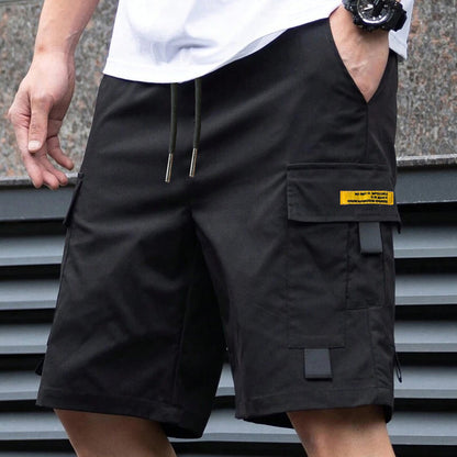 📢📢50 % Rabatt!! ⏰Herren Lässige Cargo-Shorts mit Kordelzug – Praktische Multifunktionstaschen, Verstärkte Nähte & Lockere Passform