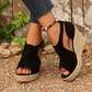 📢📢50 % Rabatt!! ⏰Damen-Sandalen mit Plateau und Schnallenriemen