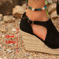 📢📢50 % Rabatt!! ⏰Damen-Sandalen mit Plateau und Schnallenriemen