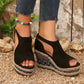 📢📢50 % Rabatt!! ⏰Damen-Sandalen mit Plateau und Schnallenriemen