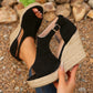📢📢50 % Rabatt!! ⏰Damen-Sandalen mit Plateau und Schnallenriemen