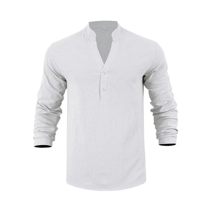 📢📢50 % Rabatt!! ⏰Lässiges Henley-T-Shirt für Herren