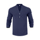 📢📢50 % Rabatt!! ⏰Lässiges Henley-T-Shirt für Herren