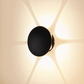 Moderne LED-Wandleuchte mit geometrischem Lichteffekt