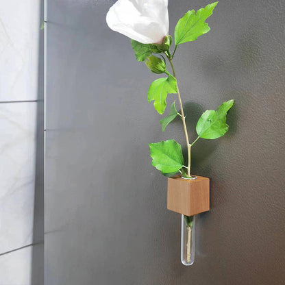 📢📢50 % Rabatt!! ⏰Magnetische Holzvase mit Reagenzglas