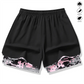 📢📢50 % Rabatt!! ⏰Lässige Sportshorts für Damen mit integriertem Innenfutter