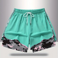 📢📢50 % Rabatt!! ⏰Lässige Sportshorts für Damen mit integriertem Innenfutter