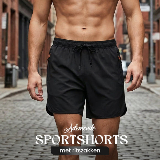 🔥🔥60% Rabatt🩳Ademende sportshorts met ritszakken🌊Angenehm kühl und atmungsaktiv – 5 Stück für nur 49,99 Euro!💪