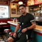 2-teiliges Set aus gestreiftem T-Shirt und Shorts für Herren