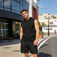 Men's Casual Sleeveless Hoodie Vest