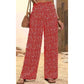 📢📢40 % Rabatt!! ⏰Damen-Hose mit gerafftem Hohem Bund & Weitem Bein – Leicht, vielseitig & eleganter Oversize-Style 🌿