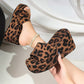 Women's Open-Toe Slip-On Platform Wedge Sandals