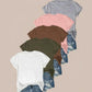 5er-Pack vielseitige unifarbene T-Shirts