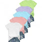 5er-Pack vielseitige unifarbene T-Shirts