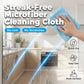 🌟 Hochwertiges Mikrofasertuch 🧽👓 Streifenfrei für Brillen & Bildschirme 🖥️💖